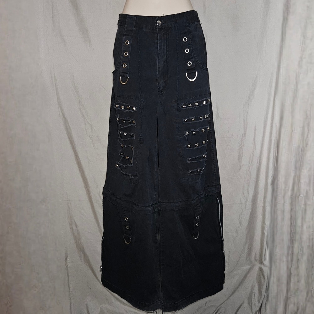 Tripp NYC Studded Grunge Convertible Zip Off Pants